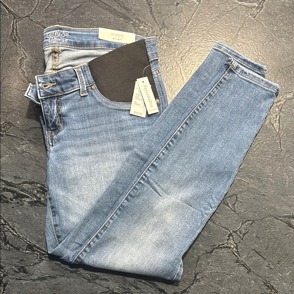 Maurices M Jeans Blue Super Skinny Jeans (SHORT)